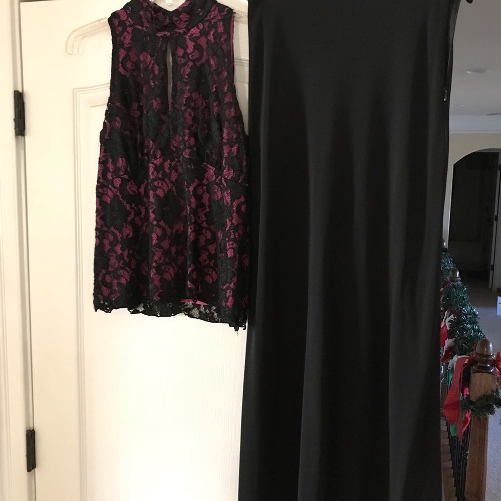 Black maxi skirt